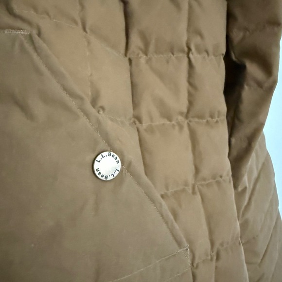 L.L.Bean Upcountry Waxed Cotton Down Jacket Women's 1X NWT British Millerain - Picture 6 of 10